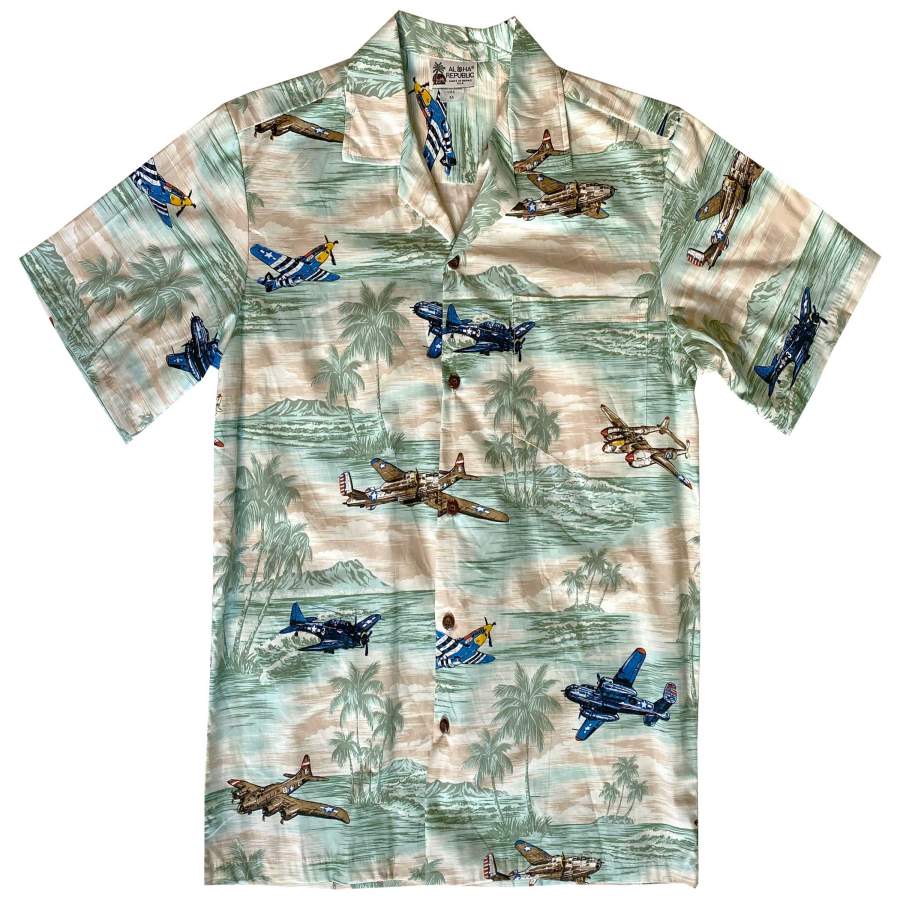 Vintage Air Power Sage Hawaii Shirt Ha71530