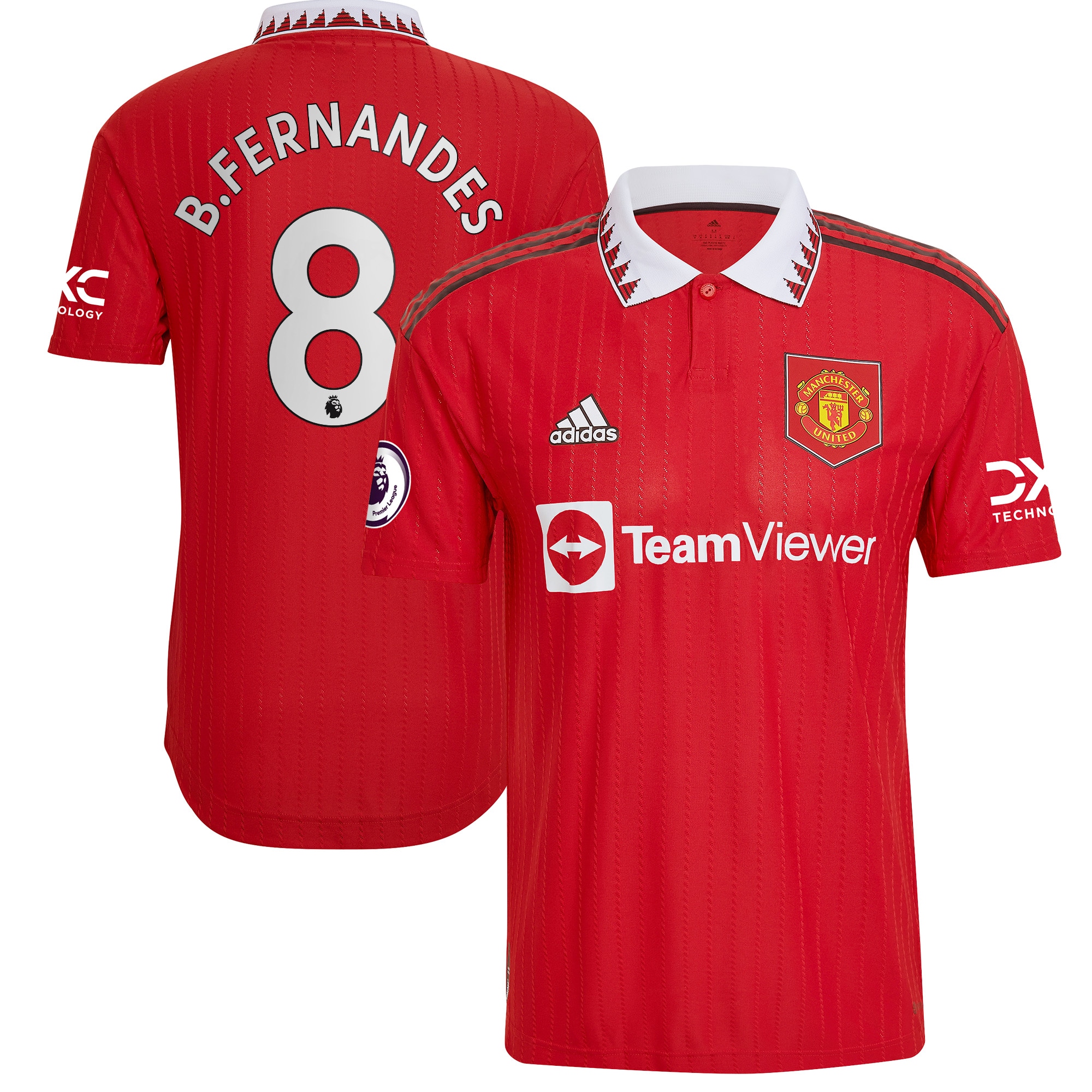 Bruno Fernandes Manchester United Red 2022/23 Home Team Authentic Player Jersey