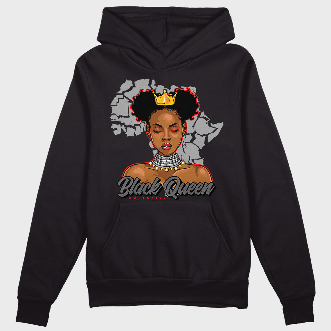 Jordan 9 “Particle Grey” Dopeskill Hoodie Sweatshirt Black Queen Graphic