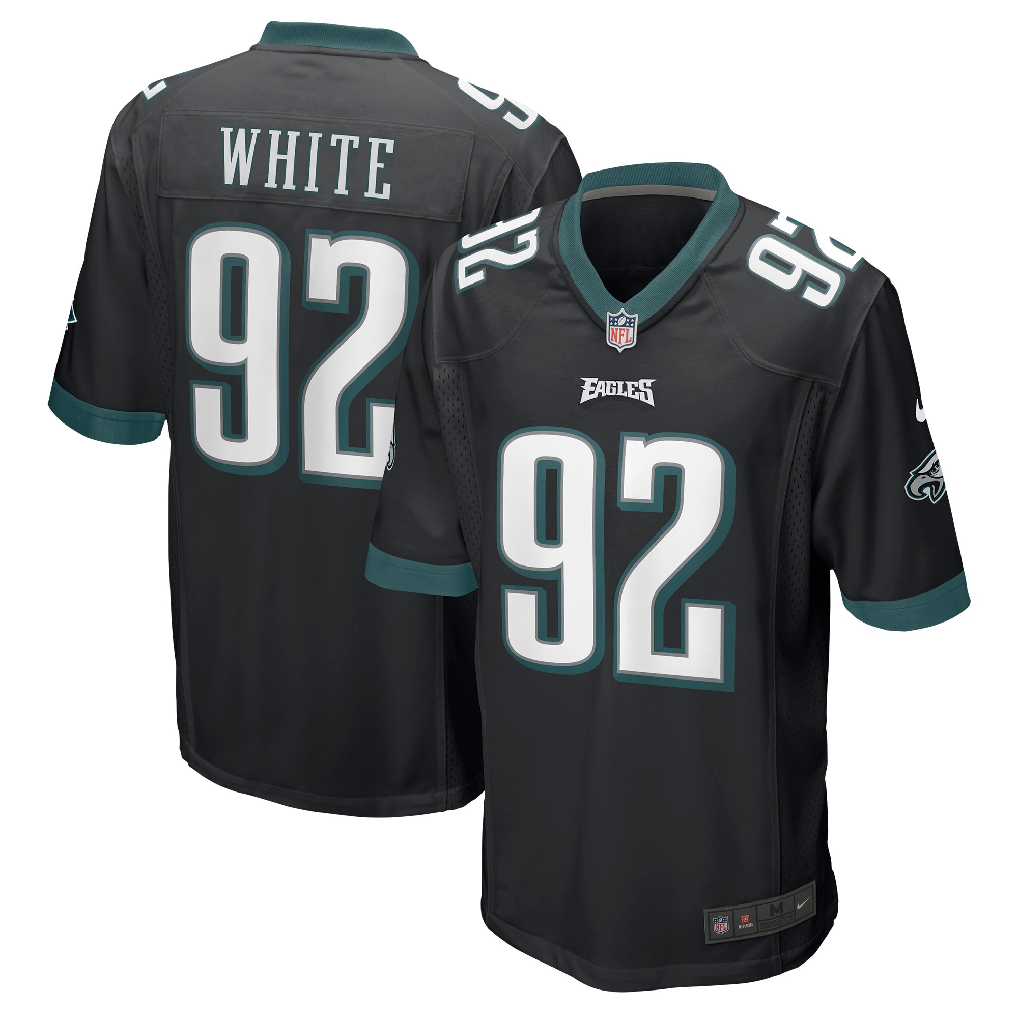 Men’s Philadelphia Eagles Reggie White Black Retired Player Alternate Game Jersey