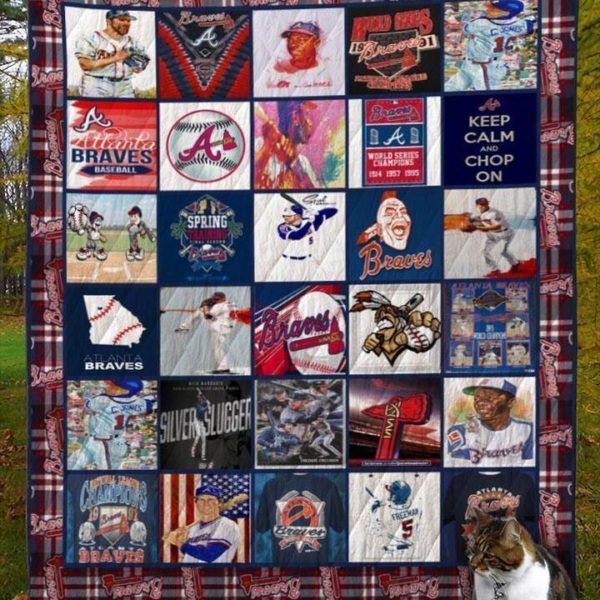 Atlanta Braves 3D Quilt Blanket HGM45