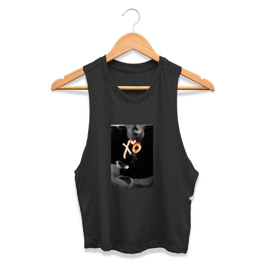 Xo The Weeknd Drake Heart CPY Womans Crop Tanktop Tee