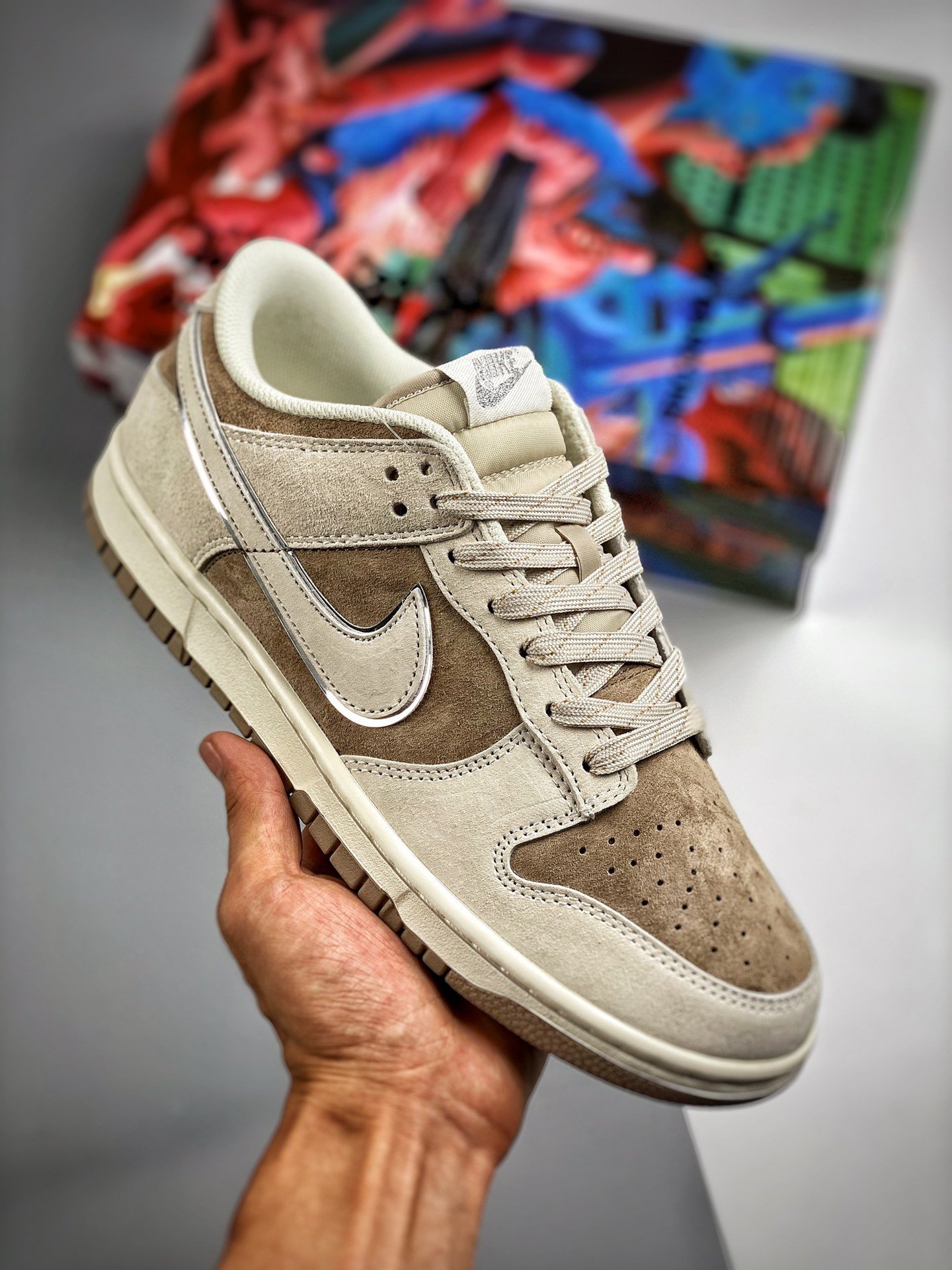 Nike Dunk Low Mocha Brown Suede 602205