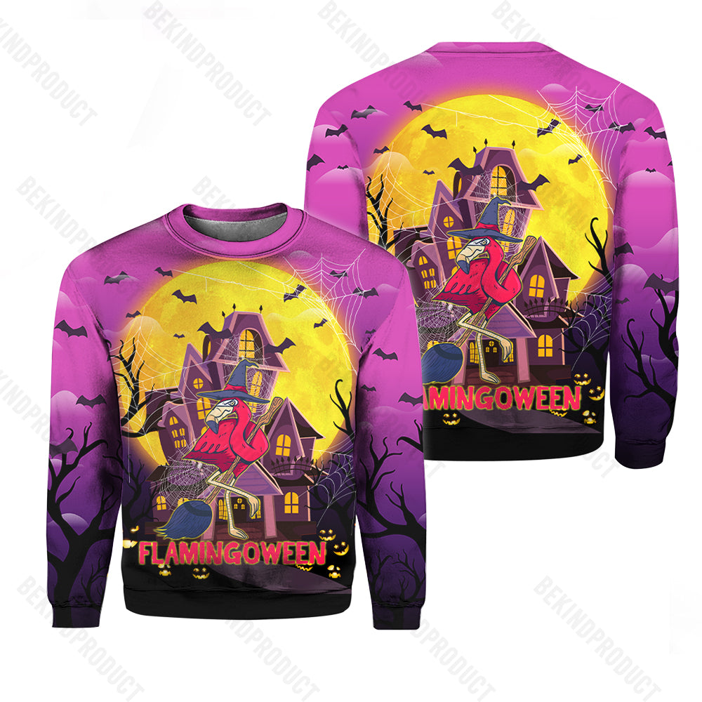 Beautiful Flamengo Halloween Crewneck Sweatshirt All Over Print Sweatshirt For Women Sweatshirt For Men Swn1087