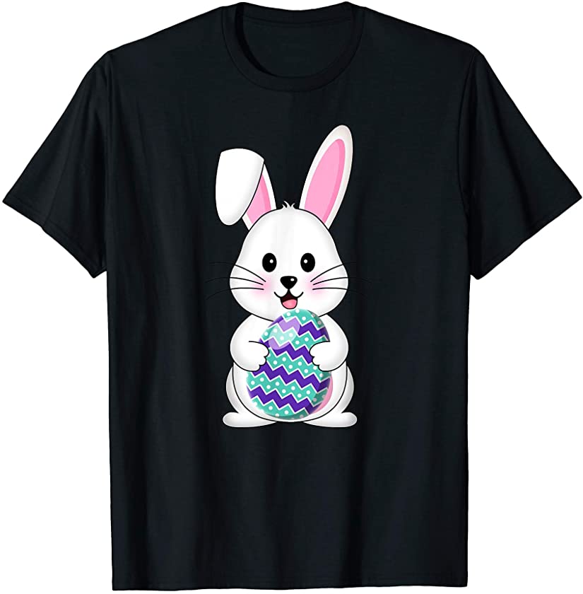 Cute Easter Bunny Egg Costume For Boys Girls Funny Easter T-Shirt