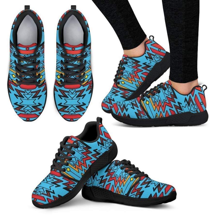 Turquoise Fire and Turquoises Sopo Women’s Athletic Sneakers