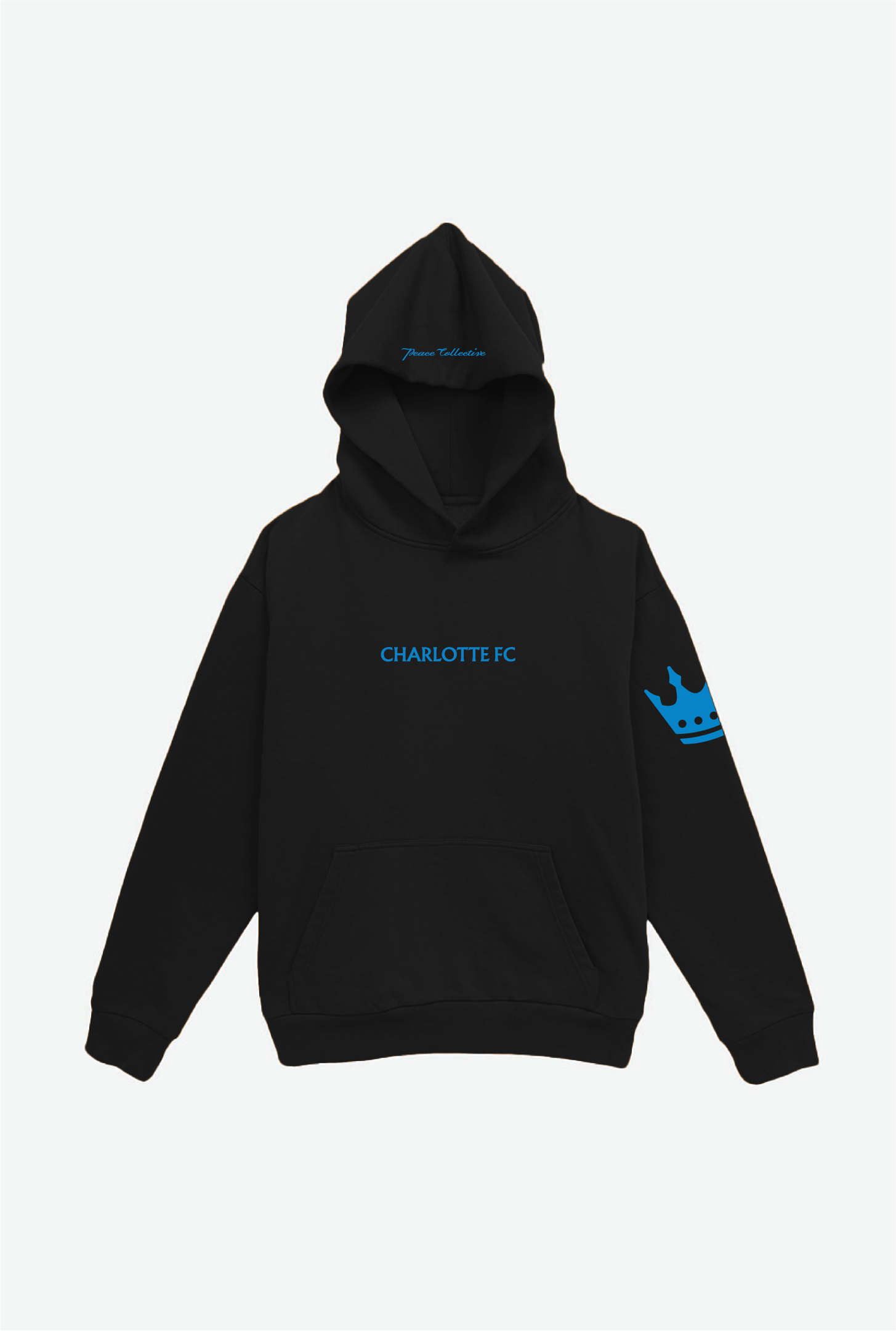 Charlotte Fc Heavyweight Hoodie – Black