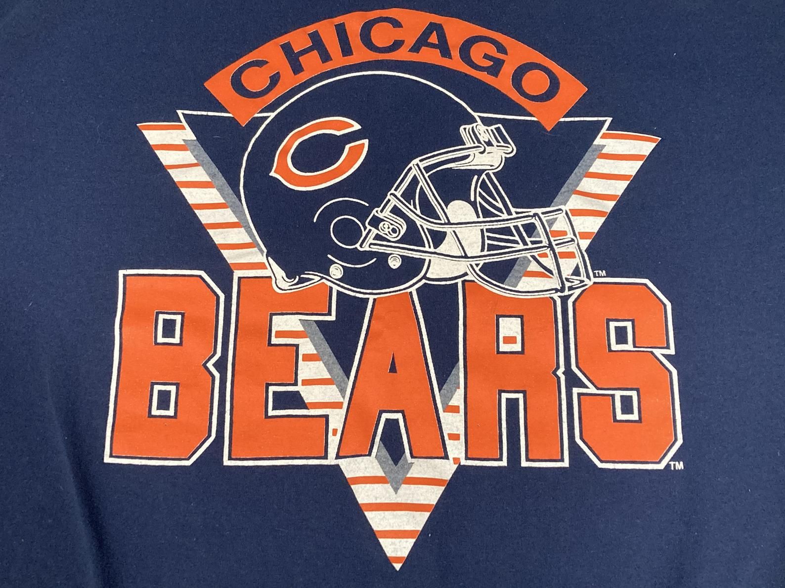 Vintage 80S 90S Trench Chicago Bears Shirt – Sz – Single Stitch Super Soft Tee