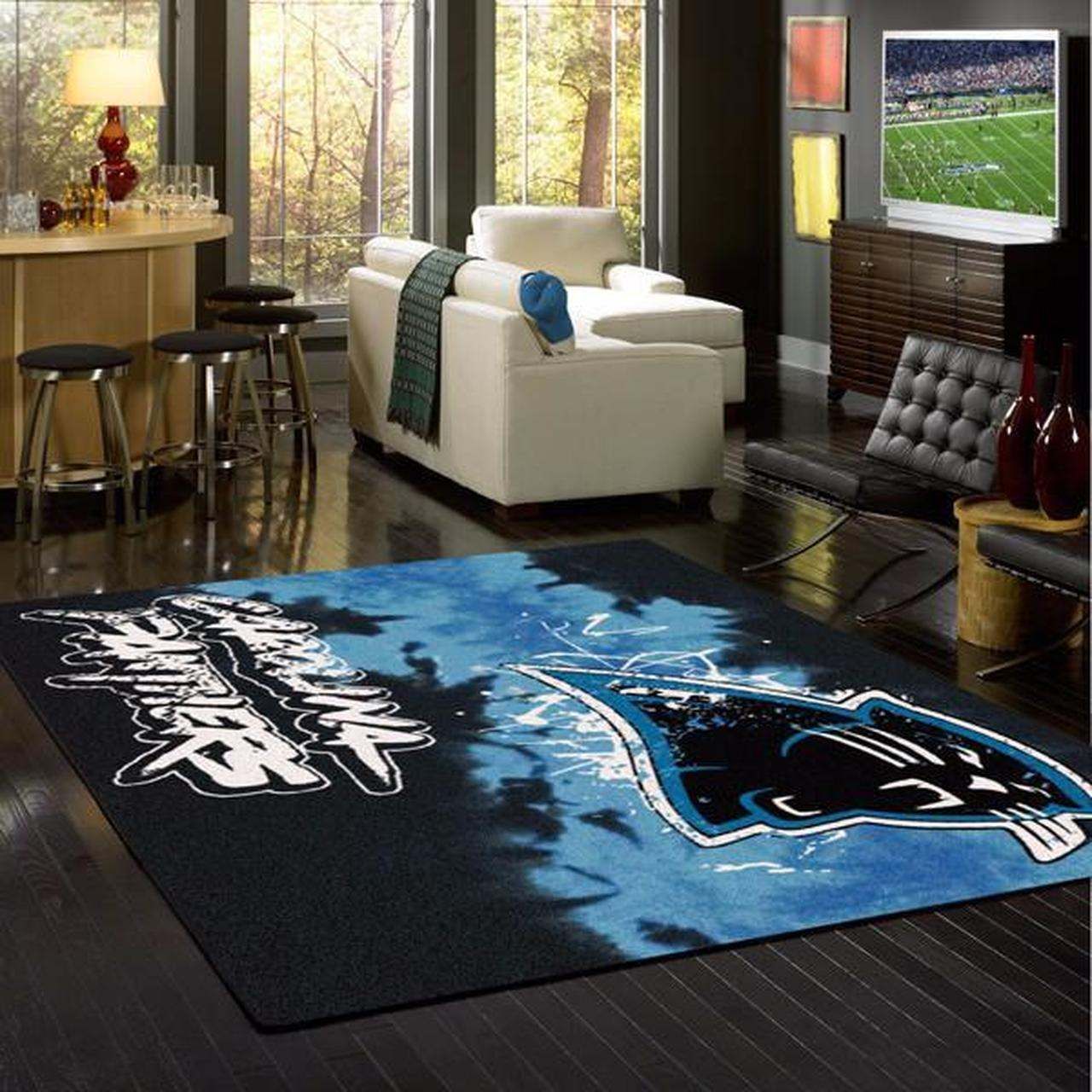 Carolina Panthers Fade Area Rugs Living Room Carpet FN241210 Local Brands Floor Decor