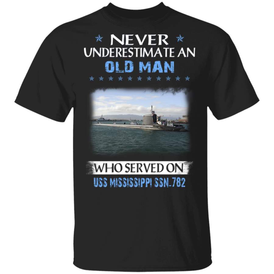 USS Mississippi SSN-782 Veterans Day Christmas Gift T-Shirt