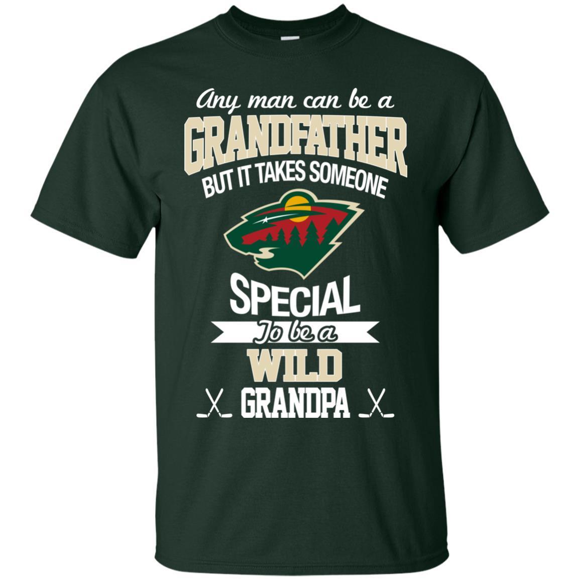 It Takes Someone Special To Be A Minnesota Wild Grandpa Tshirt