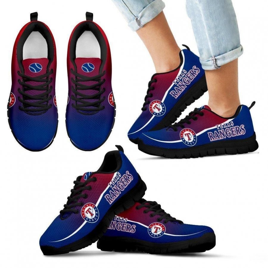 Colorful Texas Rangers Passion Sneakers #669