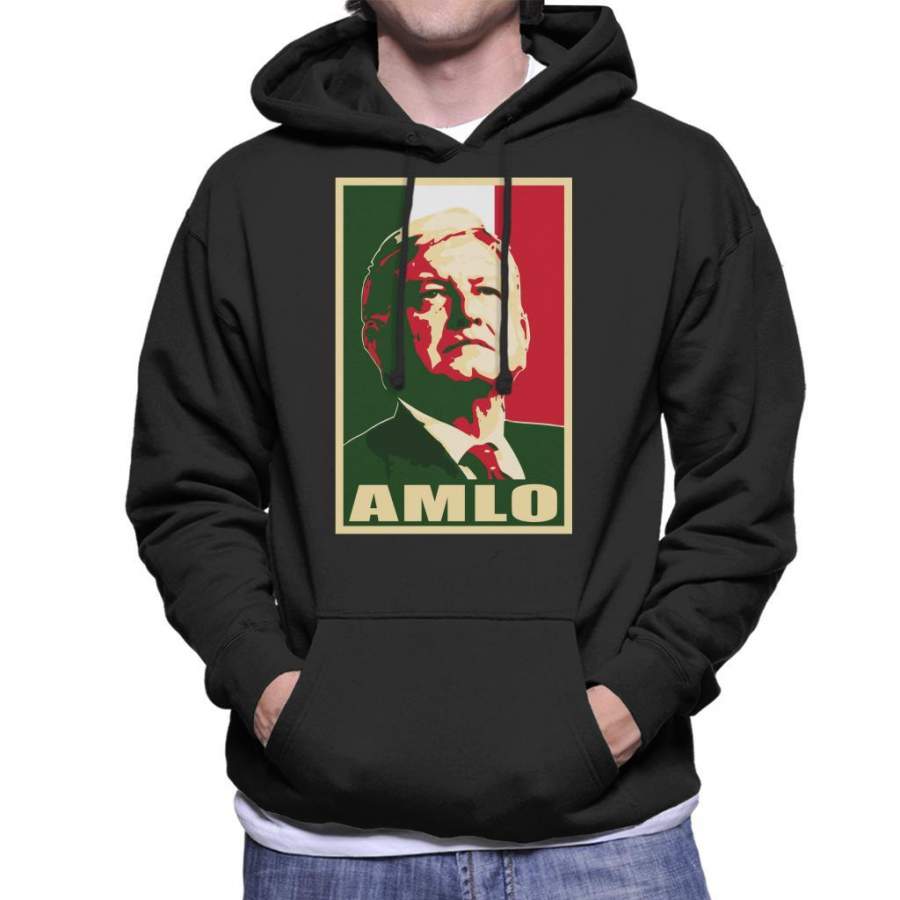 Amlo Mexican Men’s Hooded Sweatshirt