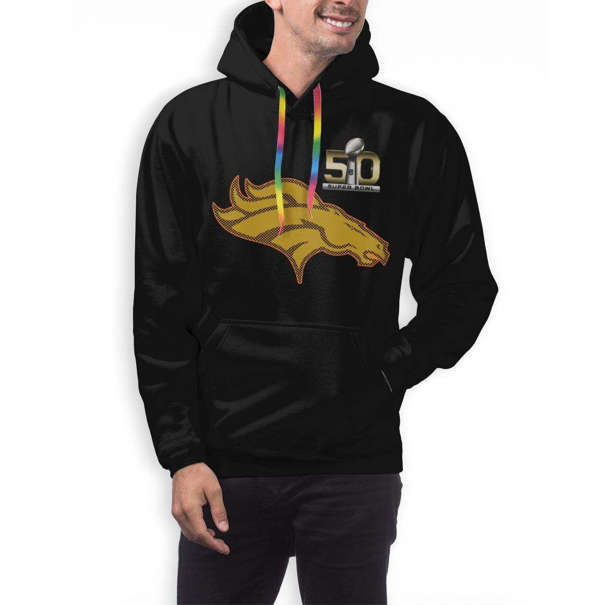 Broncos Art#524 3D Pullover Printed Over Unisex Hoodie