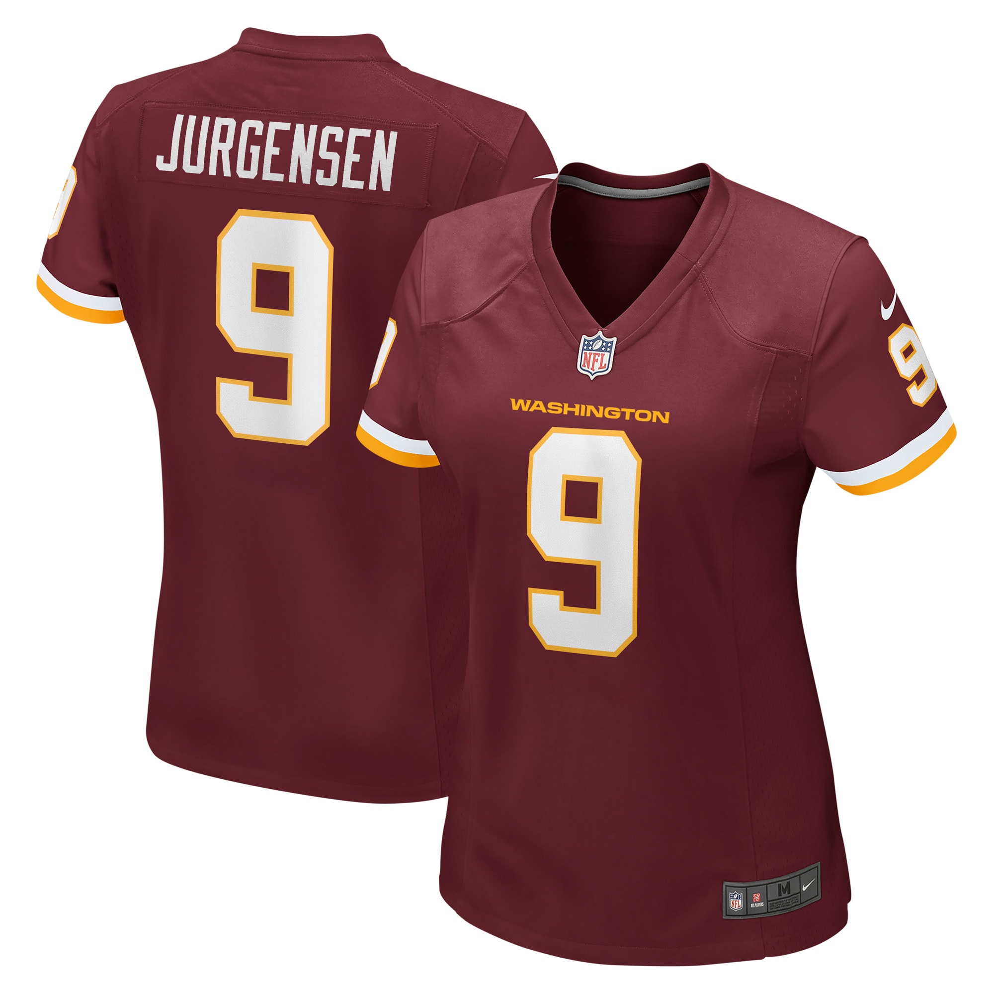 Women’s Washington Football Team Sonny Jurgensen Burgundy Retired Player Jersey