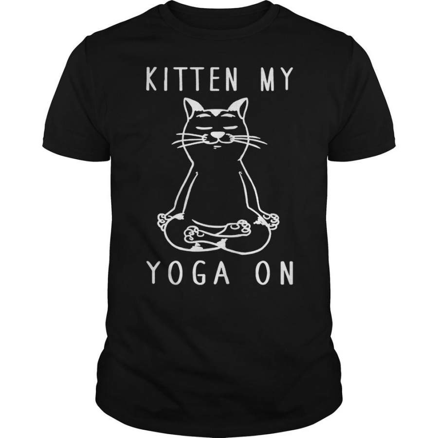 Yoga – Kitten My Yoga On Tee T-Shirt