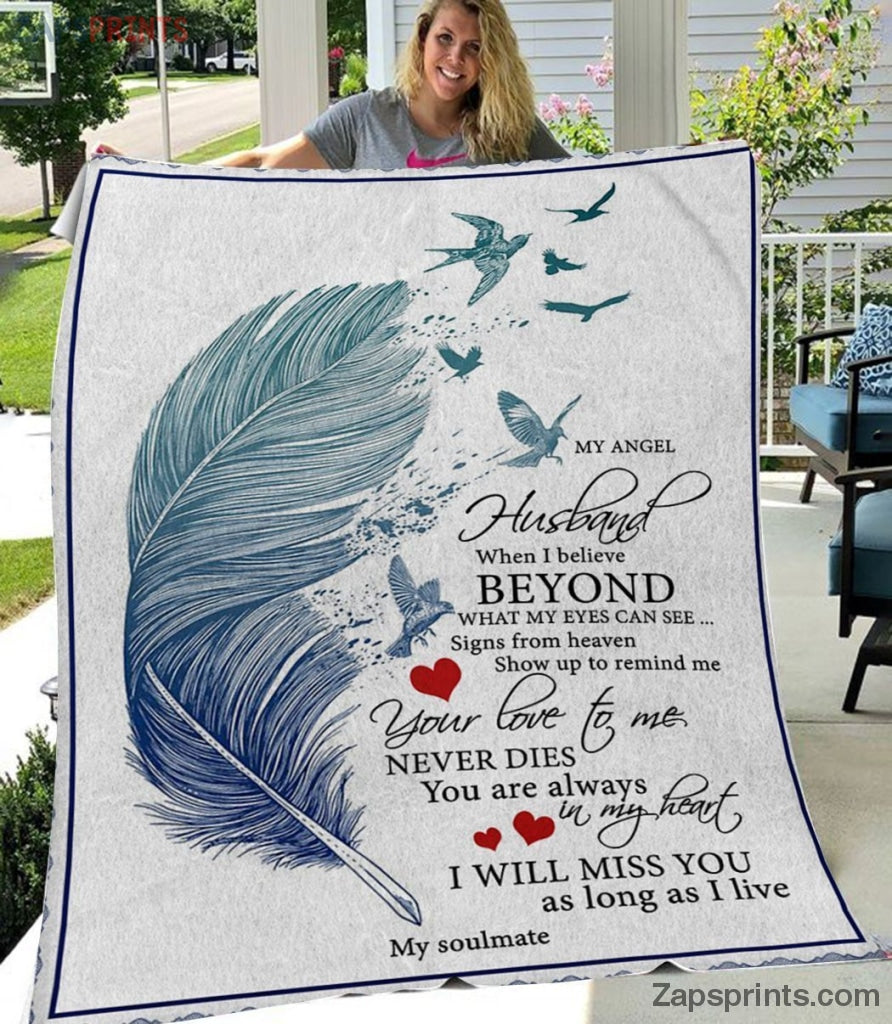 Gift For Husband – To My Husband – Angel – Love To The Heaven – Blanket