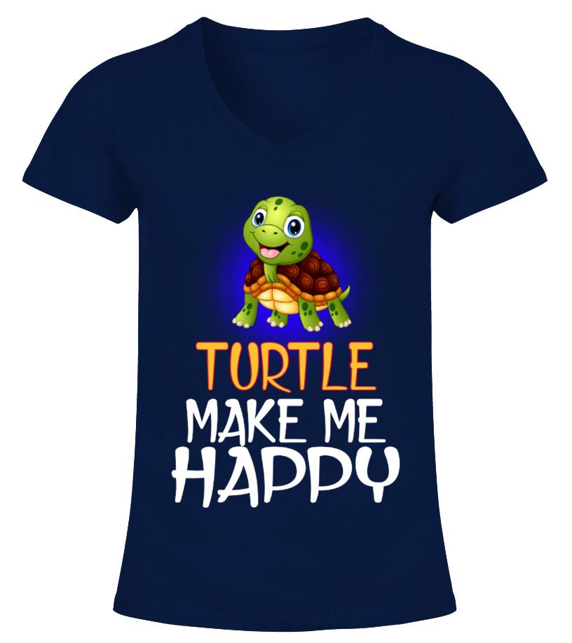 Turtle Animals Lover T Shirts C-Qpsz1