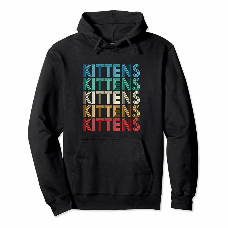 Retro Vintage Kittens Pullover Hoodie, T-Shirt, Sweatshirt, Tank Top, Racerback, Dolman