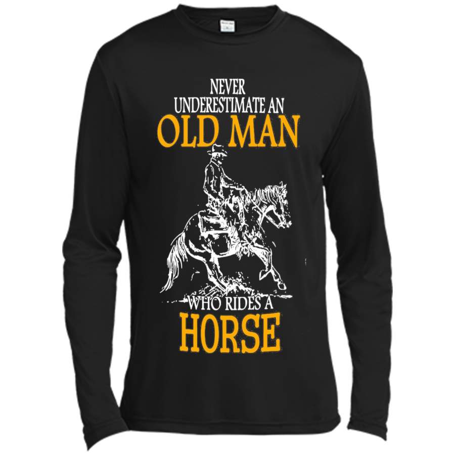 Old Man rides a Horse T-Shirt cool shirt