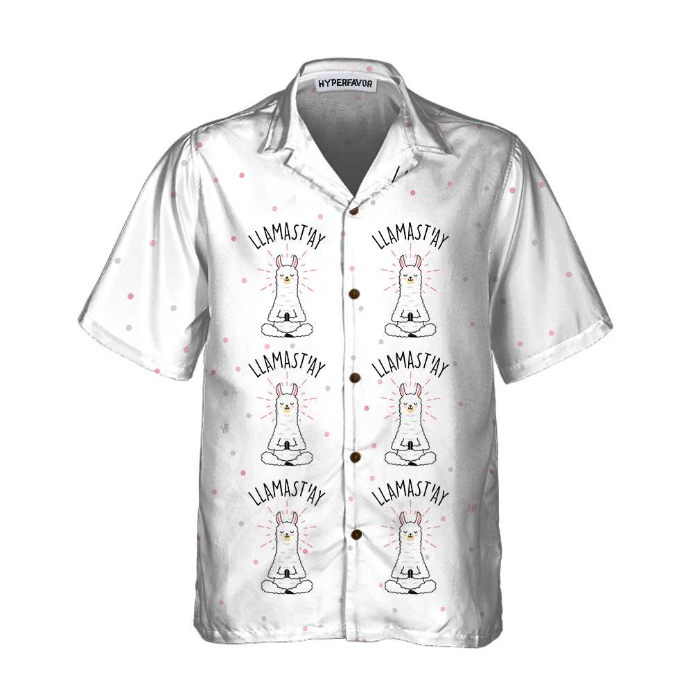 Alpaca Hawaii Funny Meditating Shirt Ha61342