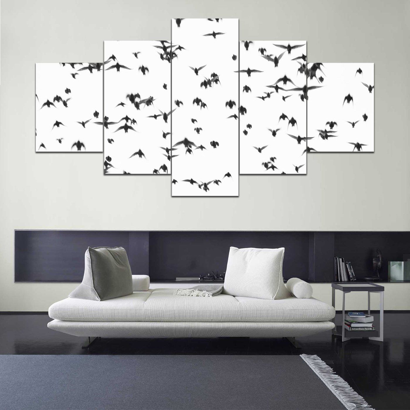 Bird Shy 5 Panel Canvas Art Wall Decor Home Decor