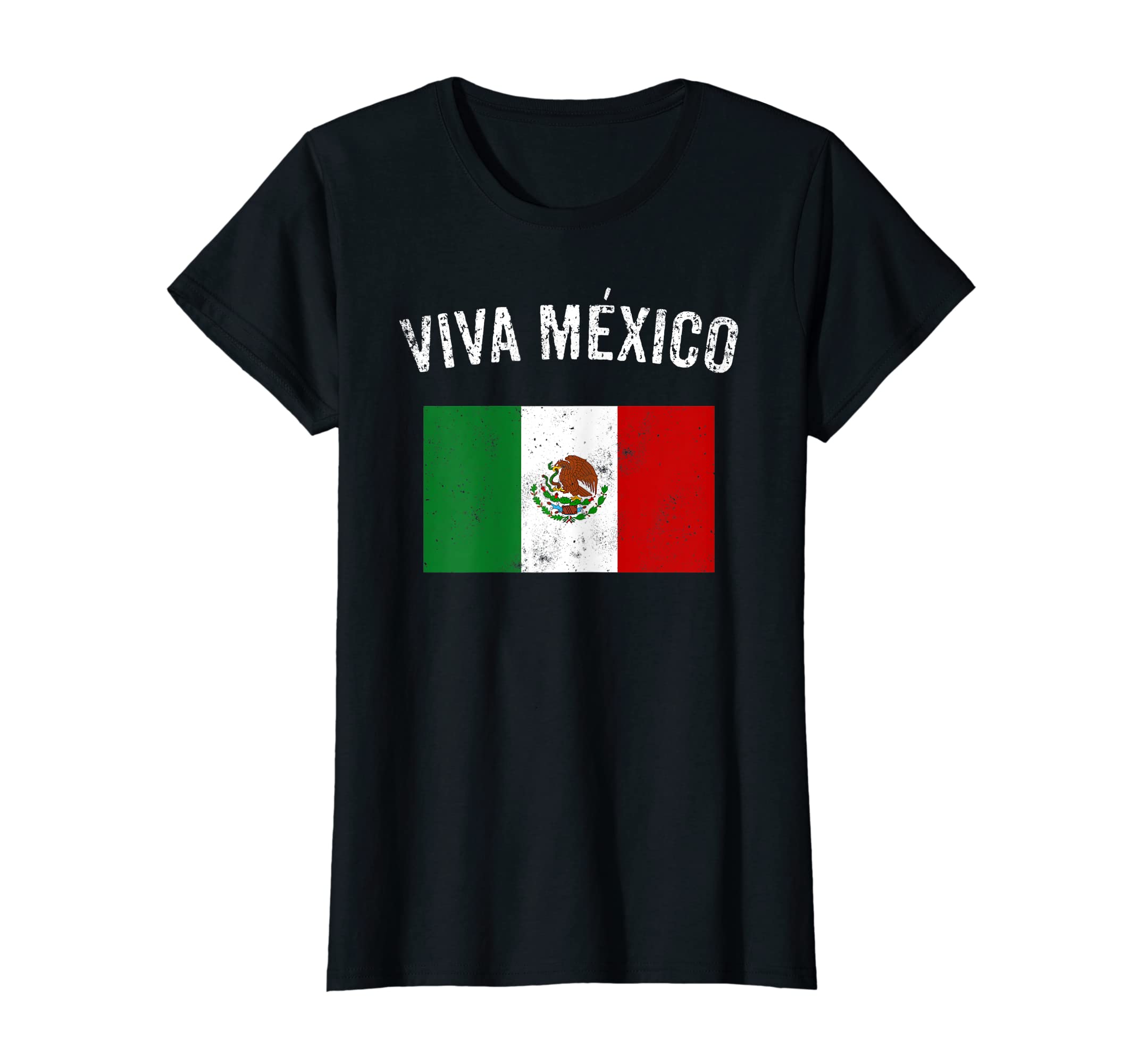 Viva Mexico Shirt With Mexican Flag |