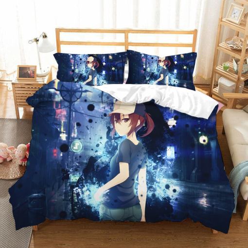 Toaru Majutsu No Index 4 Duvet Cover Pillowcase Home Decor 3D Bedding Set 6611