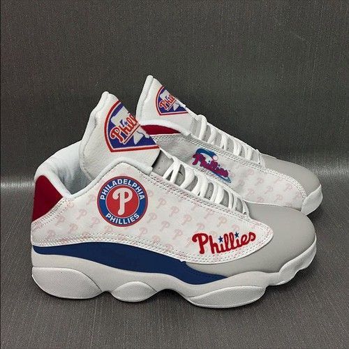 Air Jd13 Sneakers Tennis Shoes Philadelphia Phillies Custom For Fan