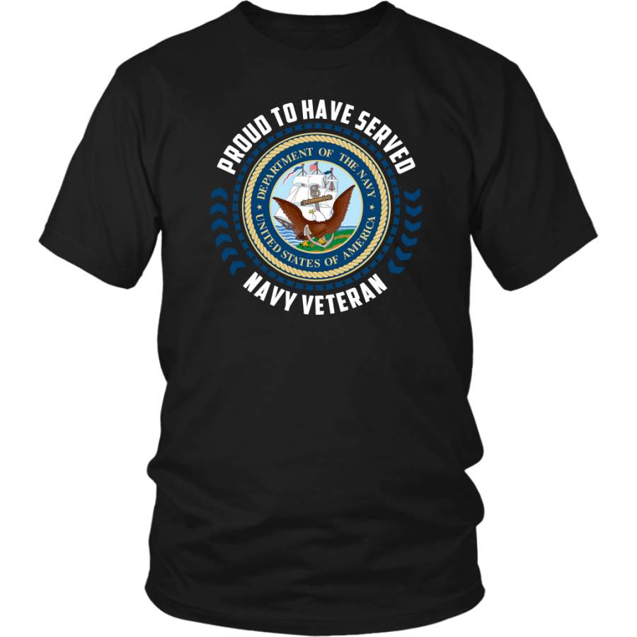 Proud to have served Navy Veteran shirt