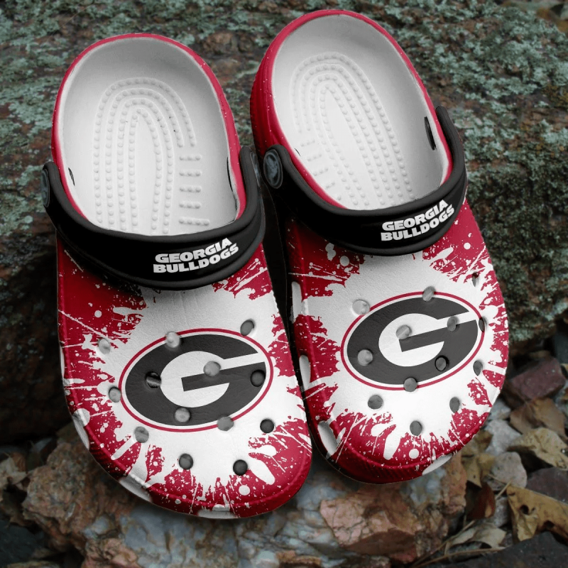 Georgia Bulldogs NCAA Crocs Crocband Comfortable Clogs Shoes For Men Women