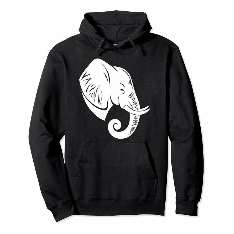 White Elephant Head Pullover Hoodie, T-Shirt, Sweatshirt, Tank Top, Racerback, Dolman