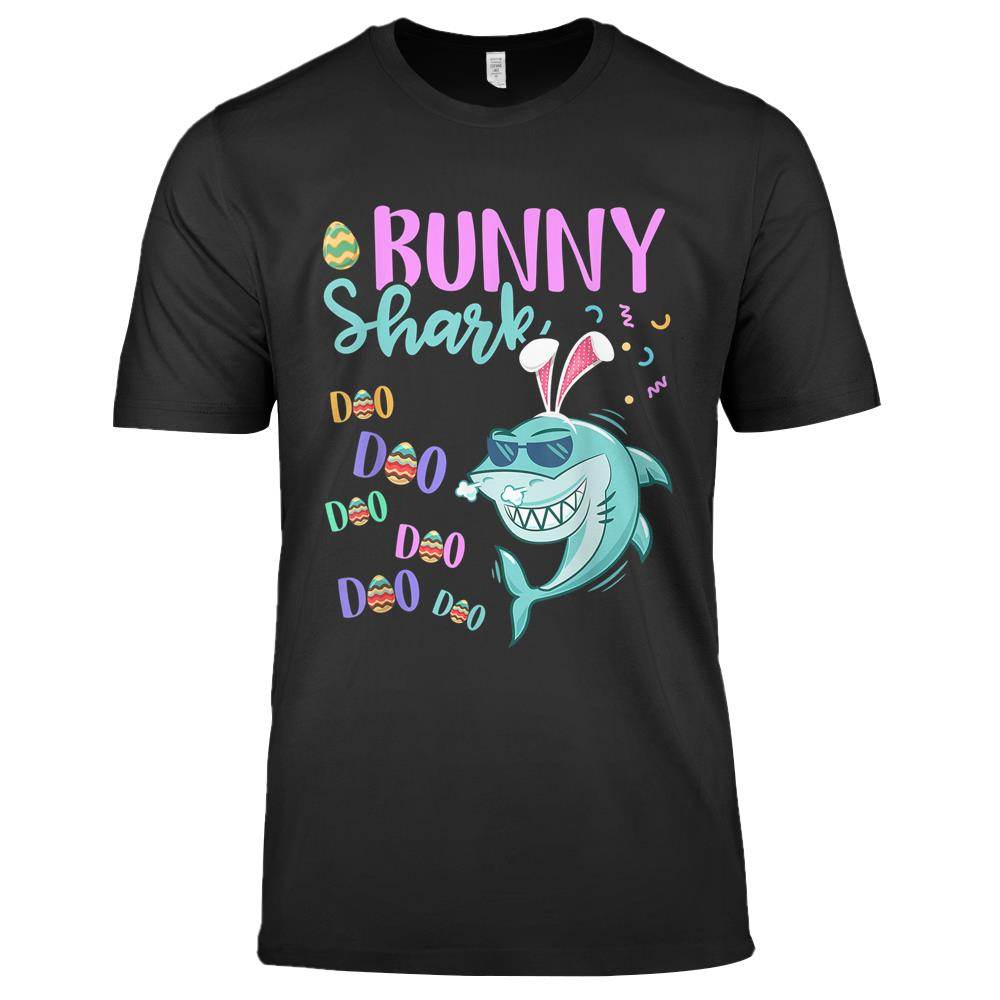 Bunny Shark Shirt Easter Shark Shirts Gifts Premium T Shirts