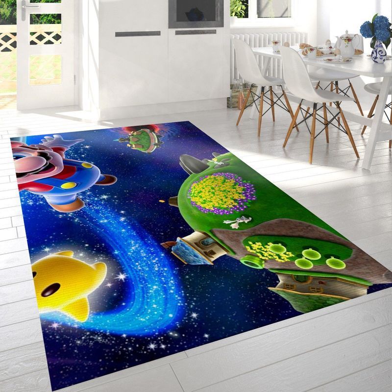 Super Mario 26 Area Rug Living Room And Bed Room Rug Gift Us Decor