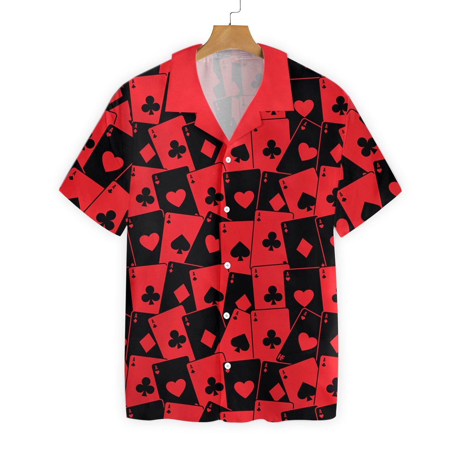 Poker Seamless Pattern 2707 Hawaii Shirt Ha31589