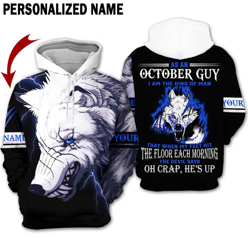 Personalized Name Birthday Outfit October Guy 3D All Over Printed  Outfit 408 Birthday Shirt