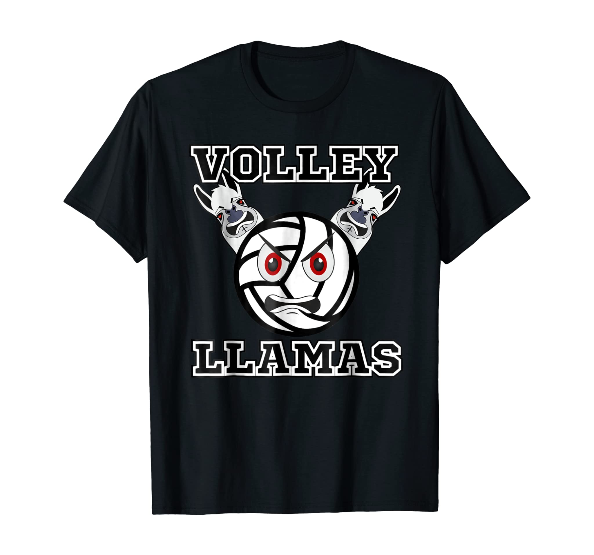 Volley Llamas Volleyball Angry Llama Shirt