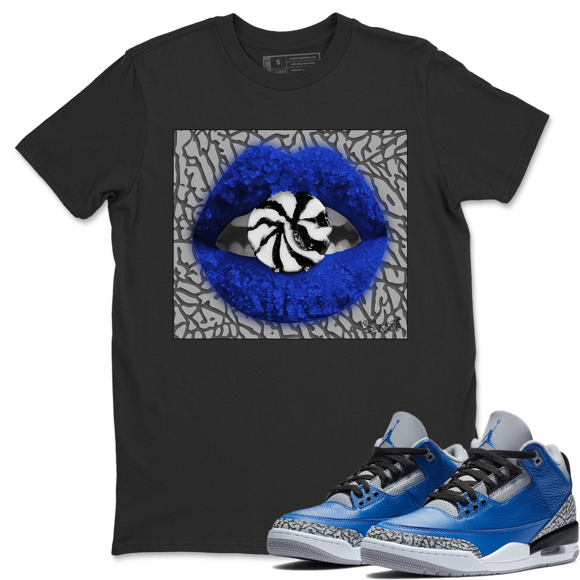 Lips Candy T-Shirt – Air Jordan 3 Varsity Royal