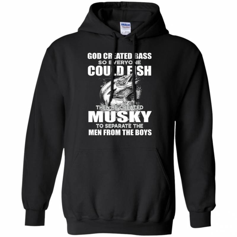 180903 DY ZCD VT HD 004 Musky   Separates The Men From The Boys Hoodie 8oz