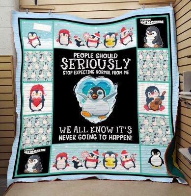 Lovely Baby Penguin Quilt Blanket – Quilt