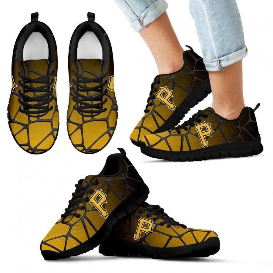 Colors Air Cushion Pittsburgh Pirates Gradient Sneakers #556