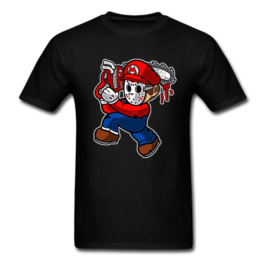 Super Mario as Jason Voorhees | Men’s T-Shirt