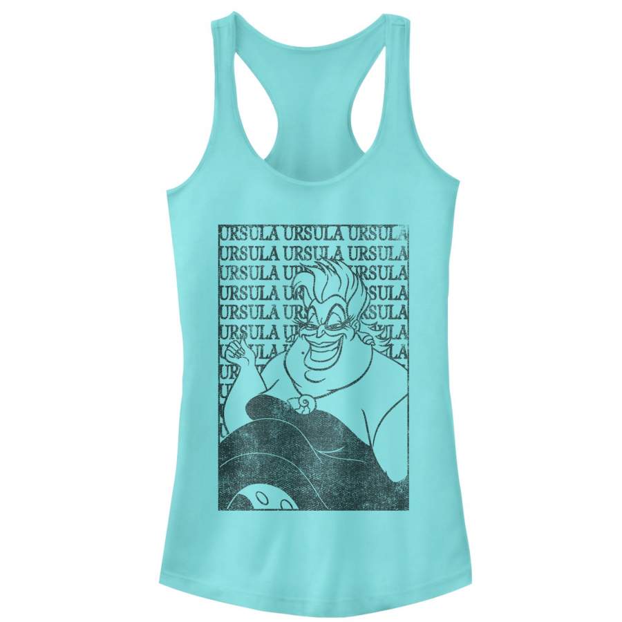 The Little Mermaid Junior’s Ursula Text  Racerback Tank