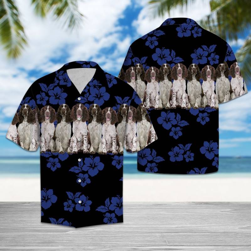 Awesome English Springer Spaniel TG5721 – Hawaiian Shirt