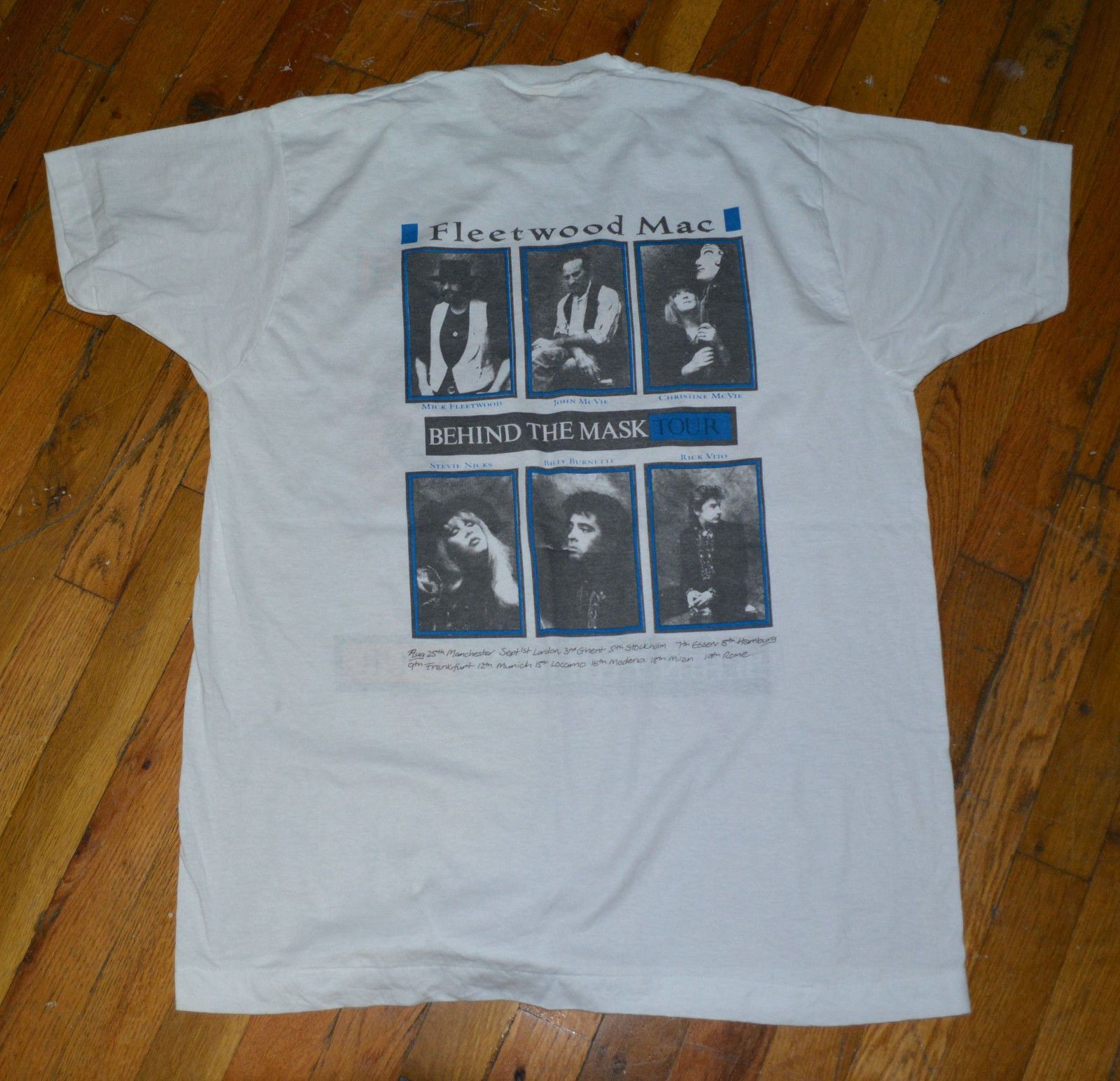 Rare 1990 Fleetwood Mac Vtg Rock Concert Tour Shirt