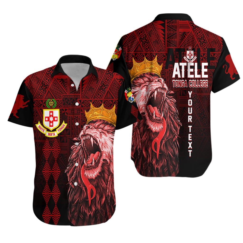 (Custom Personalize) Kolisi Tonga ‘Atele Old Boys Hawaiian Shirt Red Lions Lt7