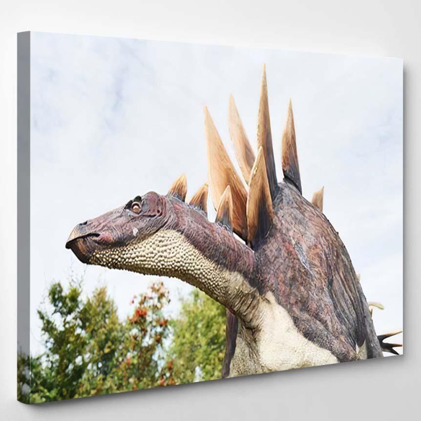 Quality Replicas Dinosaurs Museum Park Outdoors 5 – Dinosaur Animals Canvas Print