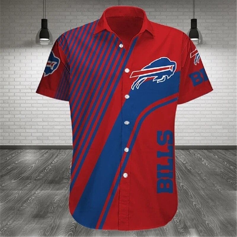 Buffalo Bills Shirt Summer Cross Design S