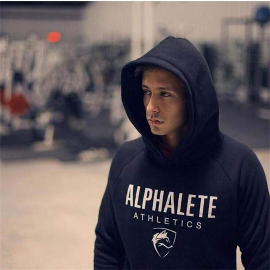 2018 New Fashion Brand Men Cotton Hoodies Gyms Fitness Bodybuilding Sweatshirt Pullover Sportswear Male Casual Clothing