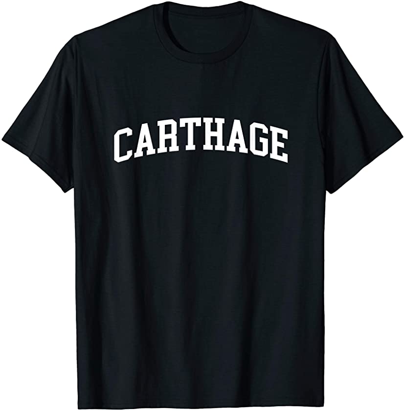 Carthage Vintage Retro Varsity Style High School Sport T-Shirt